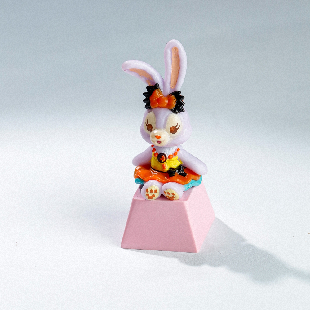 Rabbit Artisan Keycap Breakwooden