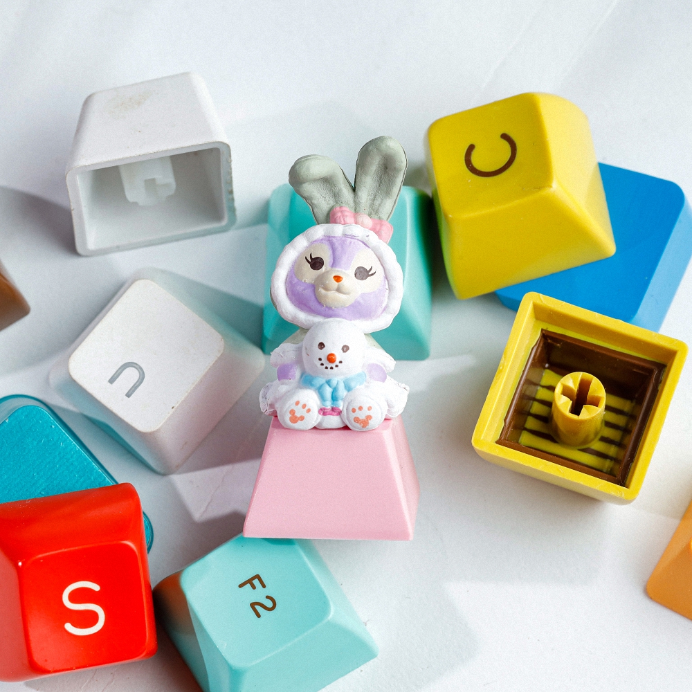 Rabbit Artisan Keycap Breakwooden 2