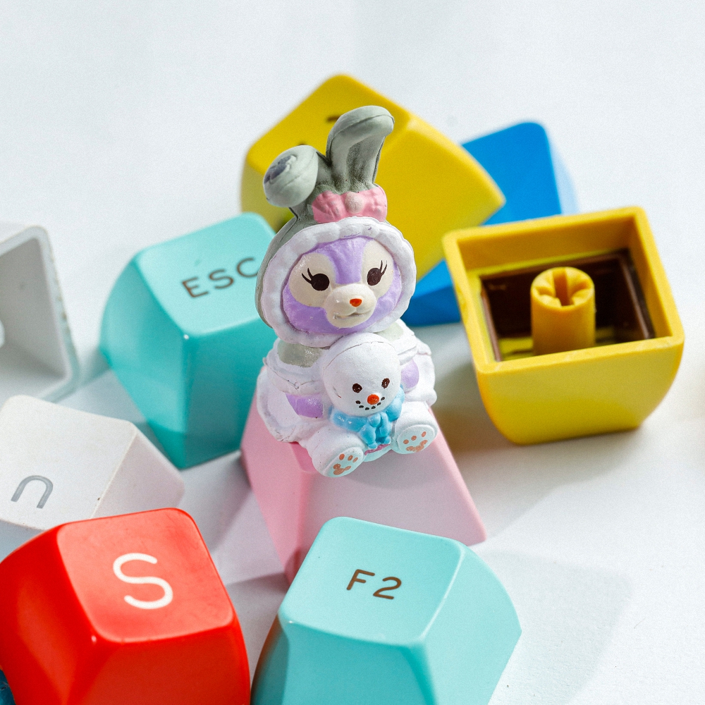 Rabbit Artisan Keycap Breakwooden 2