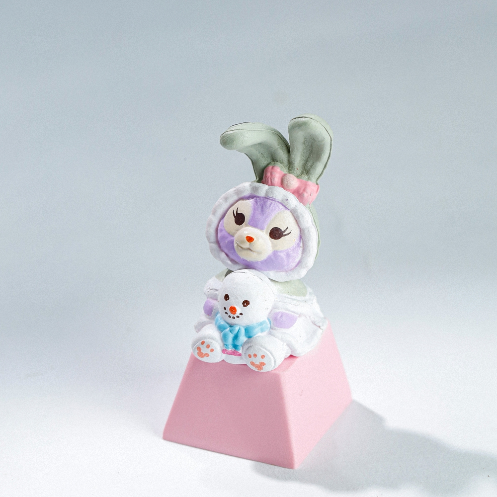 Rabbit Artisan Keycap Breakwooden 2