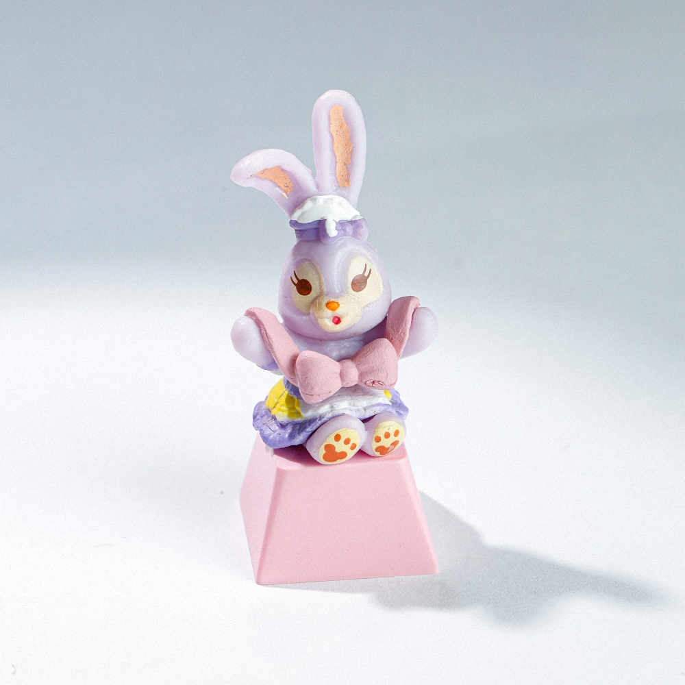 Rabbit Artisan Keycap Breakwooden 3