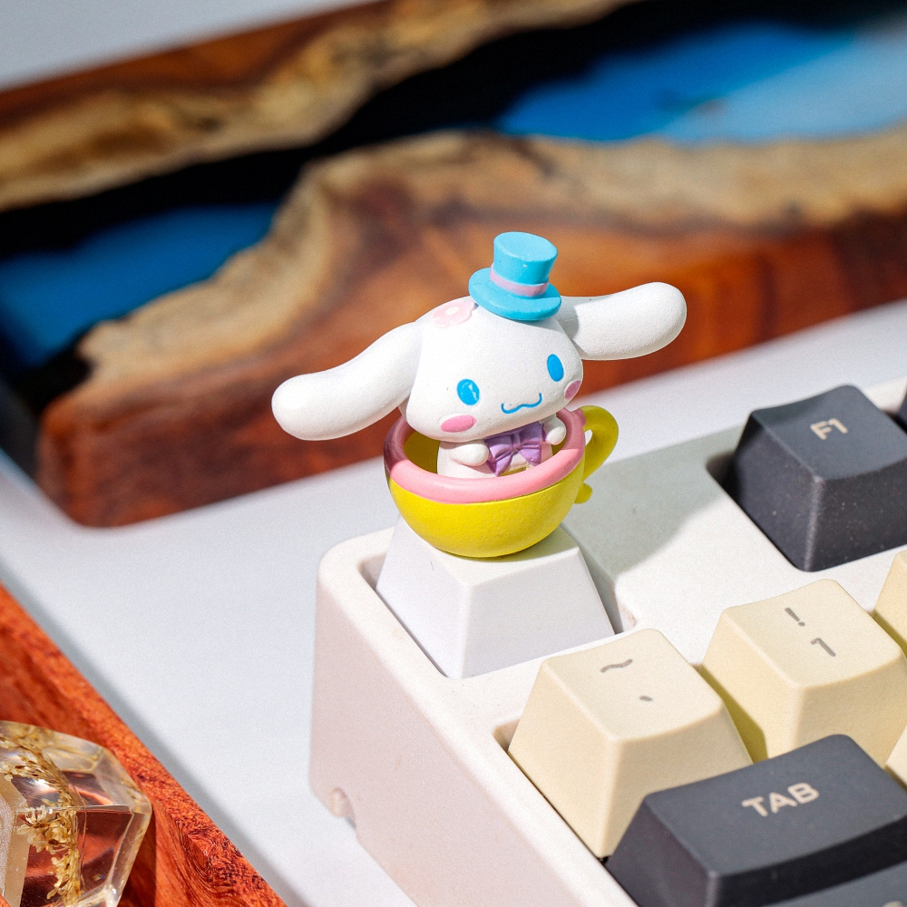 Rabbit Artisan Keycap Breakwooden 5