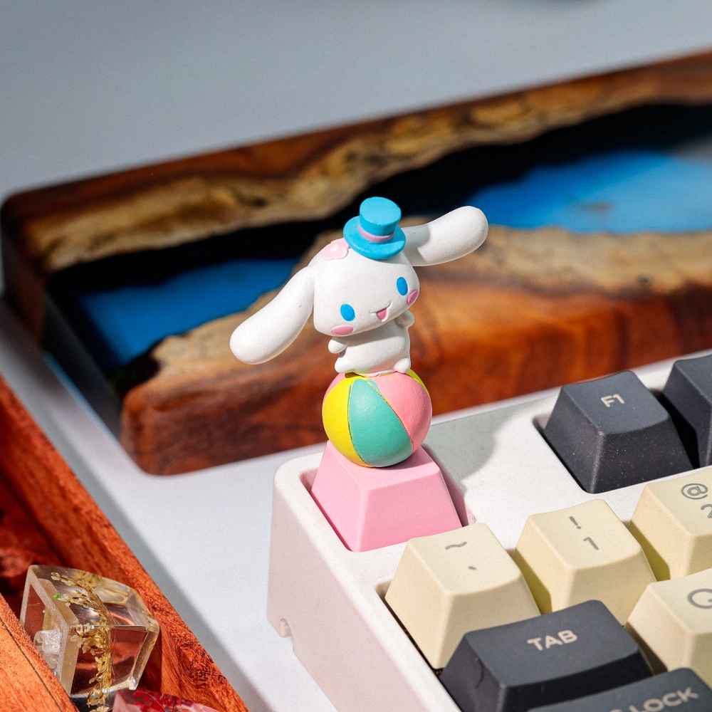 Rabbit Artisan Keycap Breakwooden 5