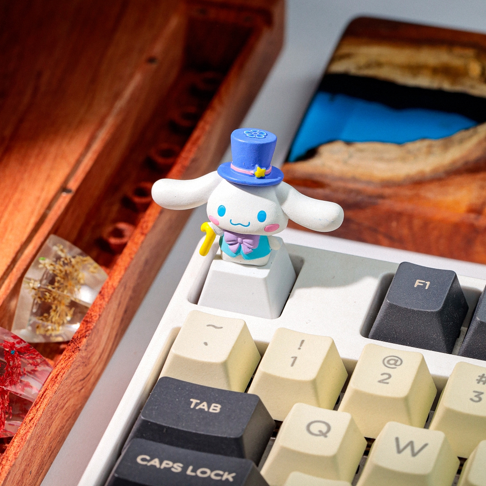 Rabbit Artisan Keycap Breakwooden 6