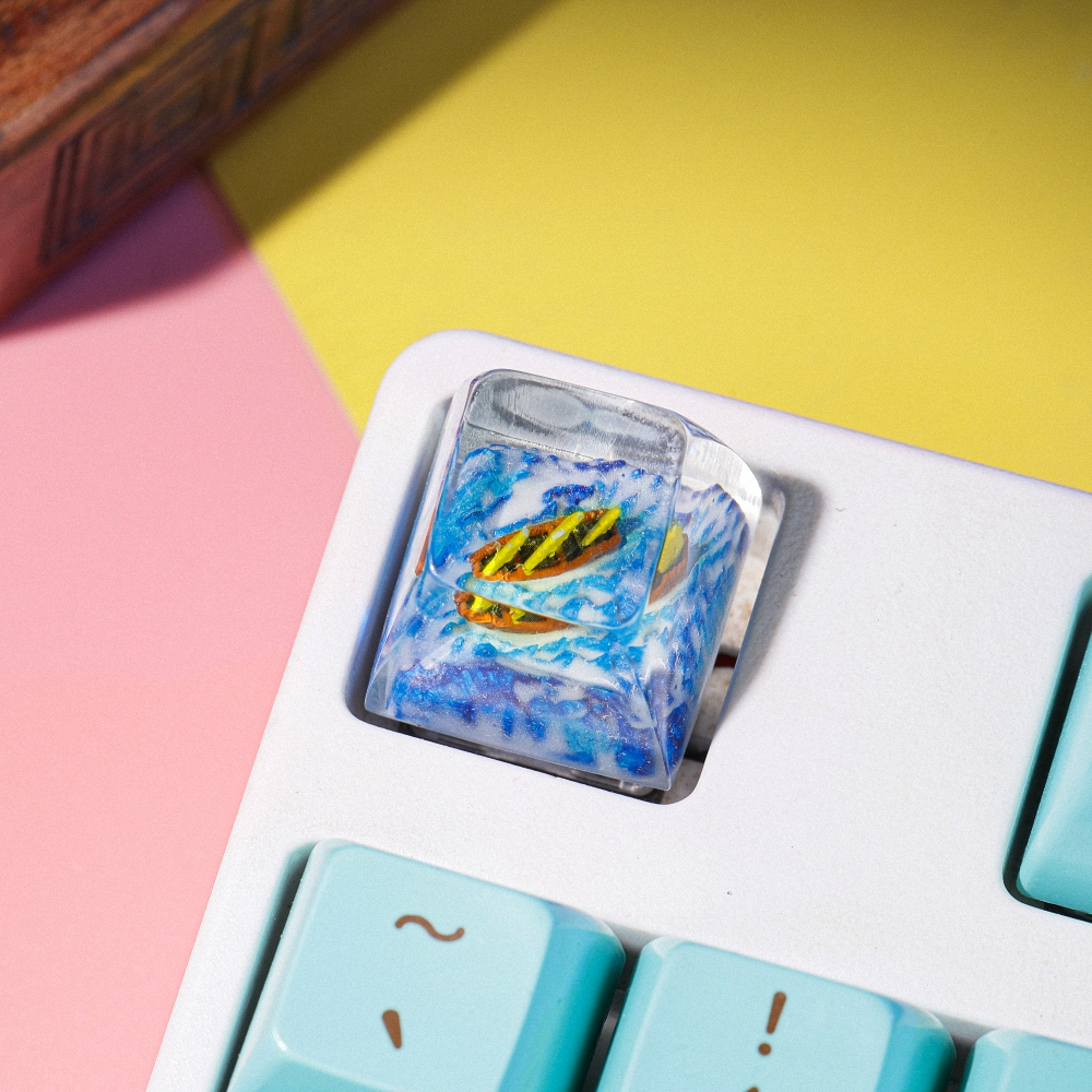 Sailboat Artisan Keycap Breakwooden