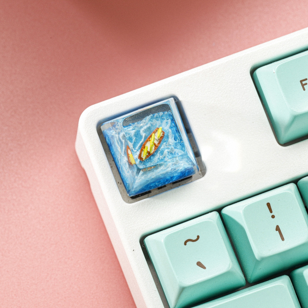Sailboat Artisan Keycap Breakwooden