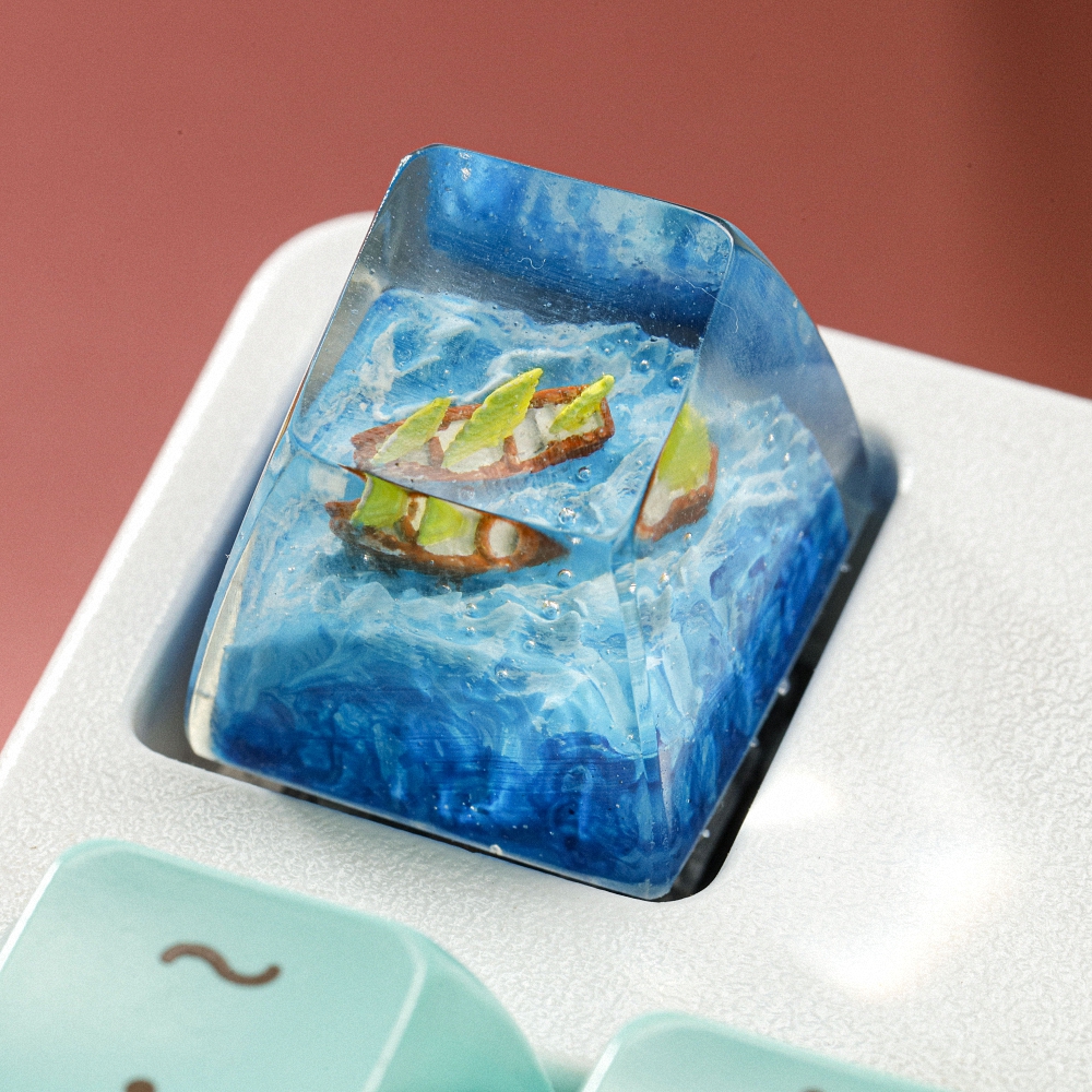 Sailboat Artisan Keycap Breakwooden
