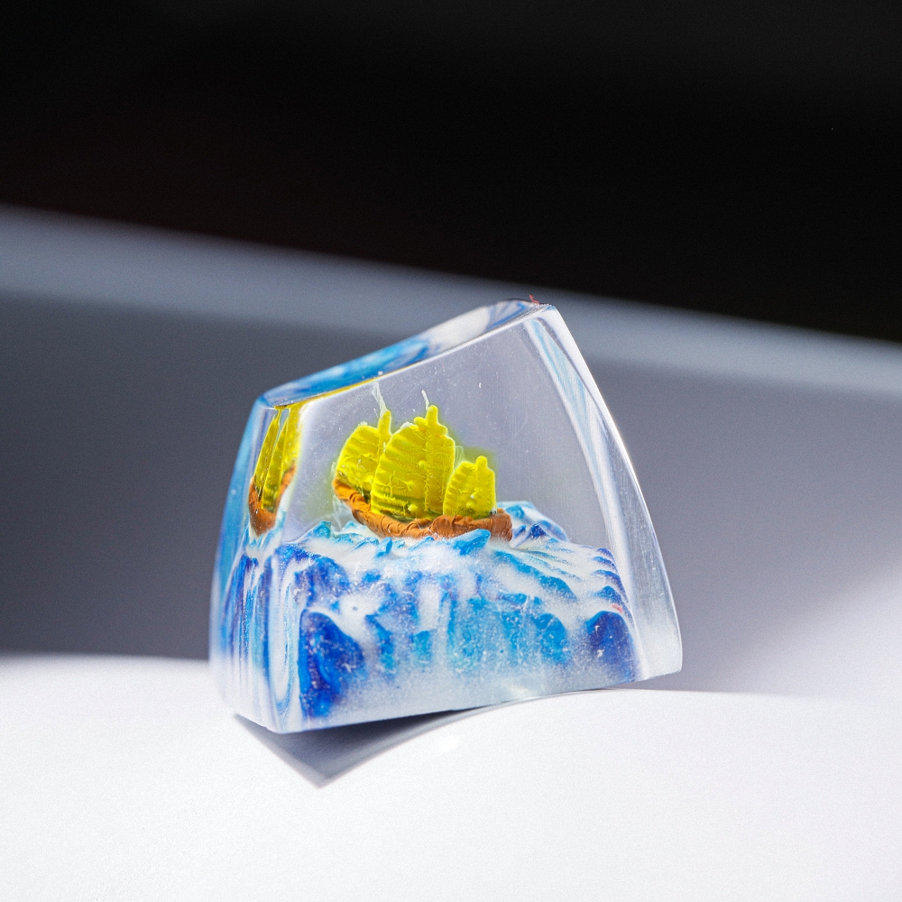 Sailboat Artisan Keycap Breakwooden 3