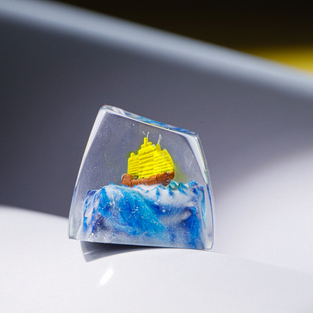 Sailboat Artisan Keycap Breakwooden 3