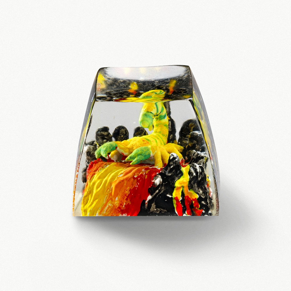 Scorpion Artisan Keycap Breakwooden 2