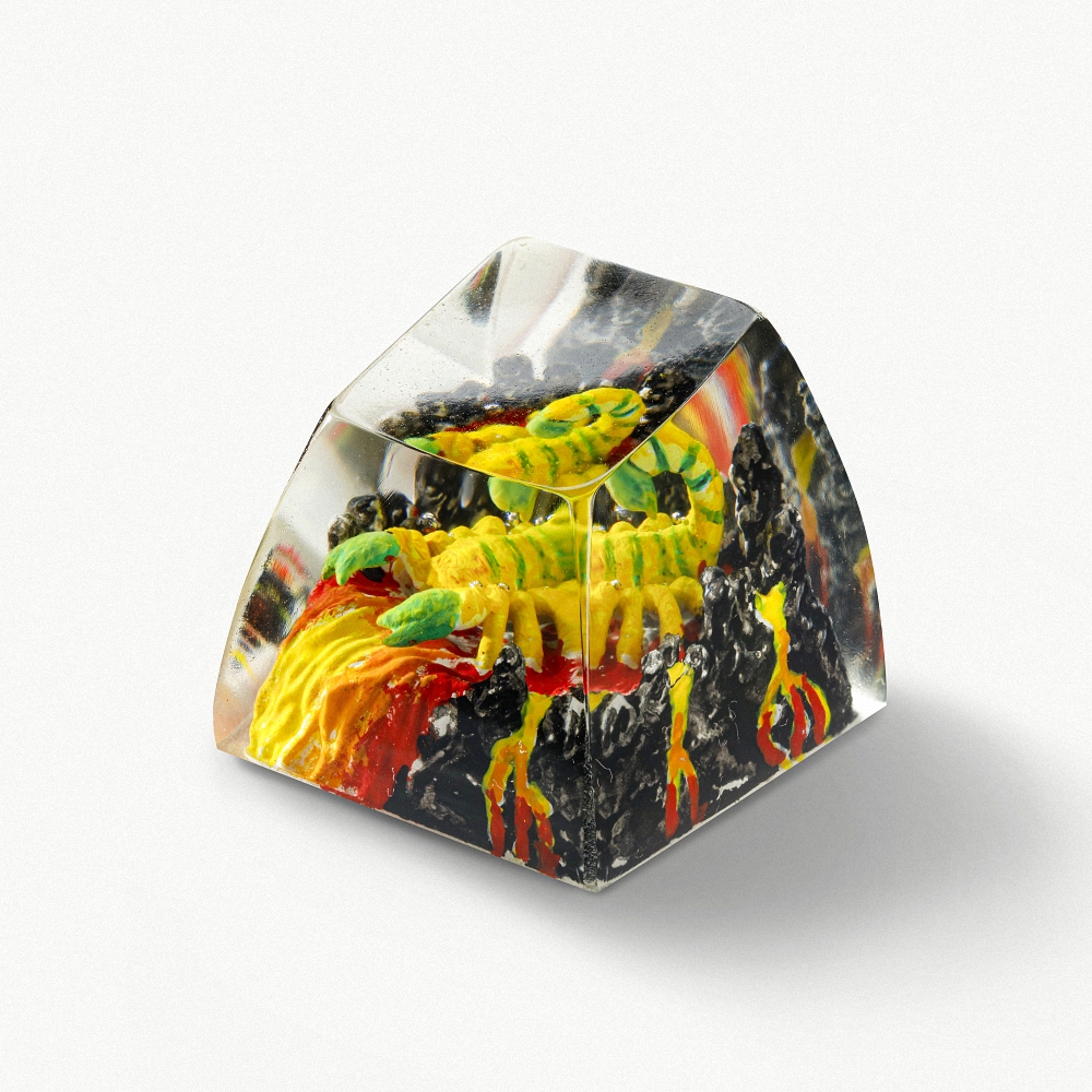 Scorpion Artisan Keycap Breakwooden 2