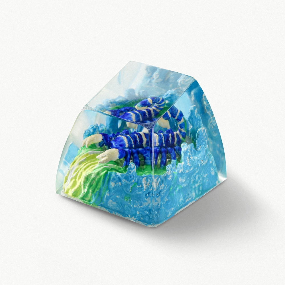 Scorpion Artisan Keycap Breakwooden 3