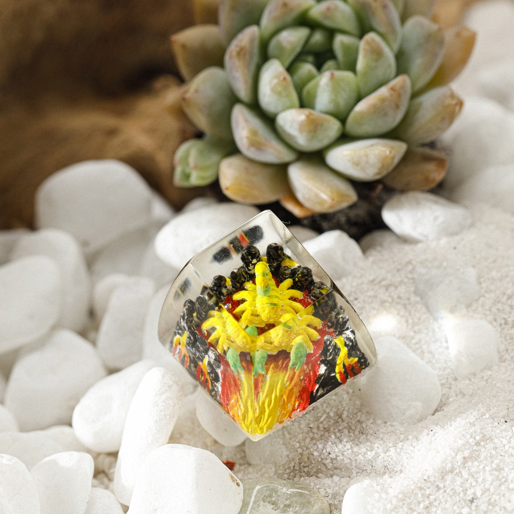 Scorpion Artisan Keycap Breakwooden 4