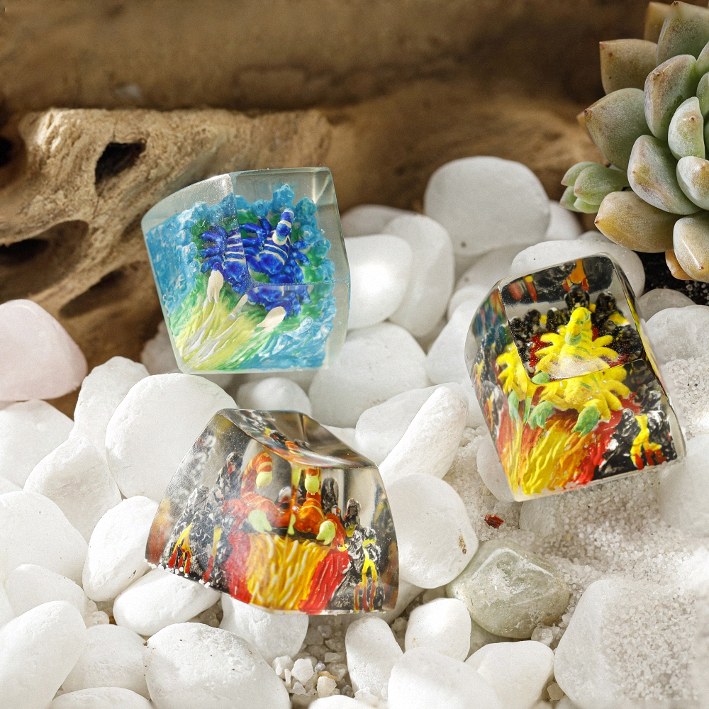 Scorpion Artisan Keycap Breakwooden 4