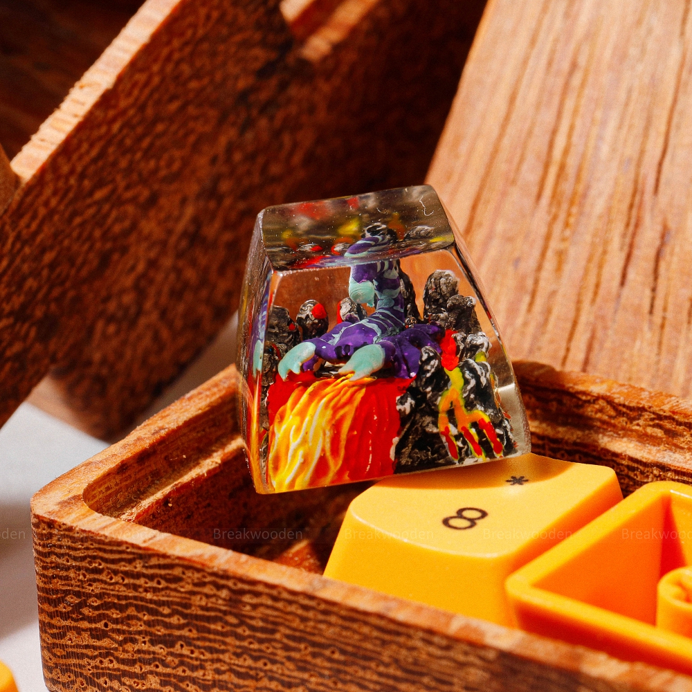 Scorpion Artisan Keycap Breakwooden 5