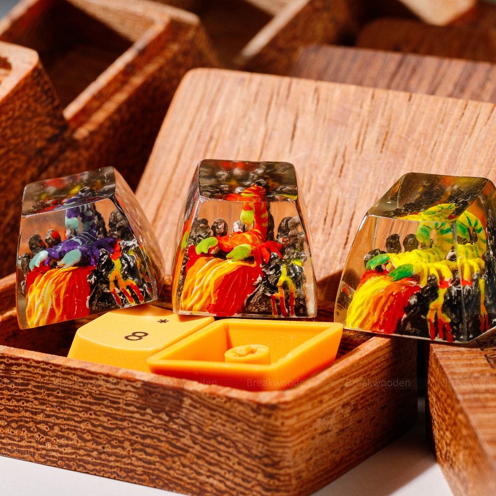 Scorpion Artisan Keycap Breakwooden 5