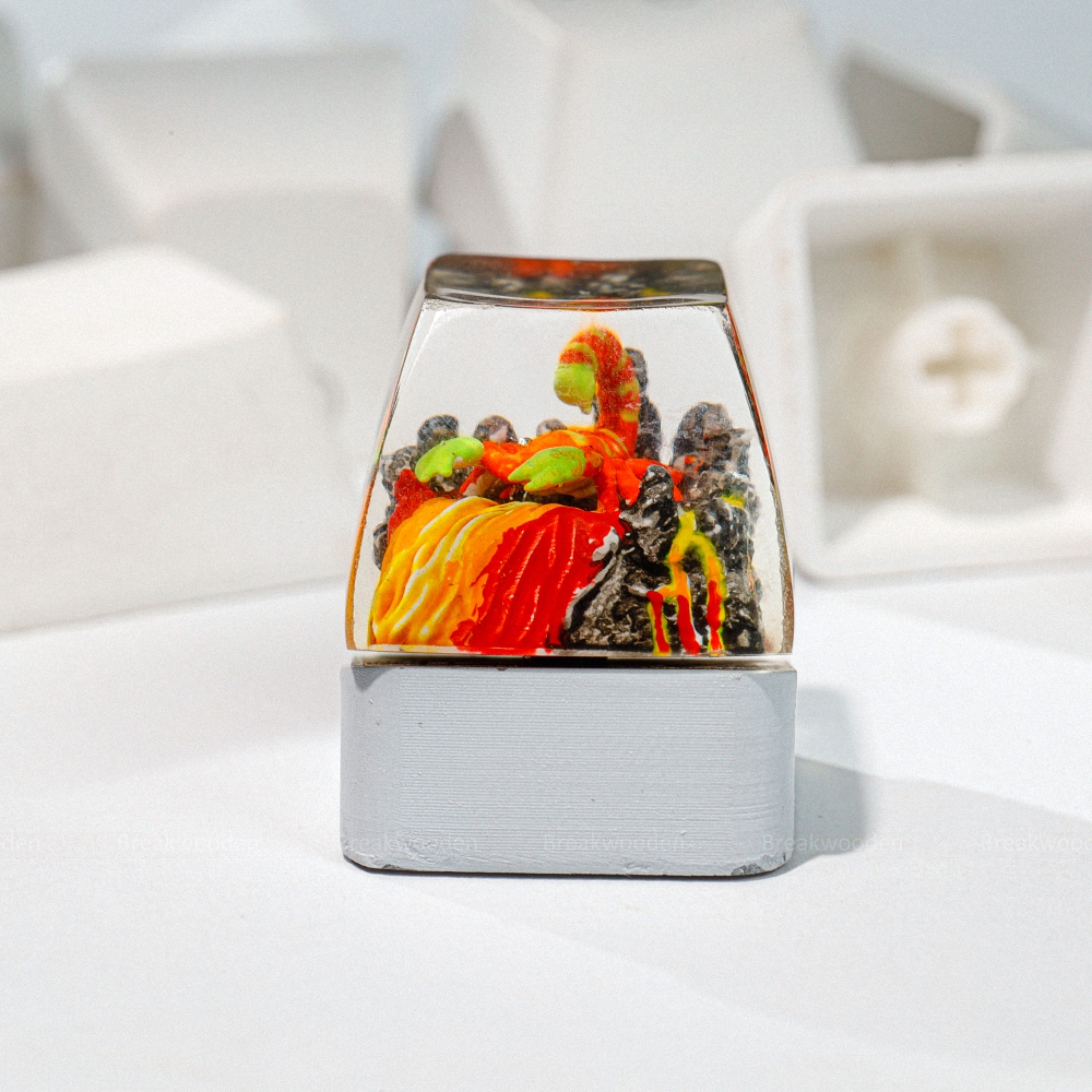 Scorpion Artisan Keycap Breakwooden 7