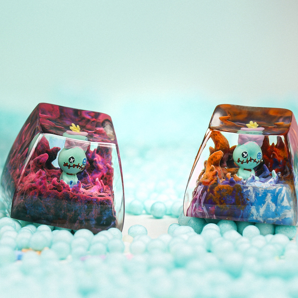 Scrump Artisan Keycap Breakwooden