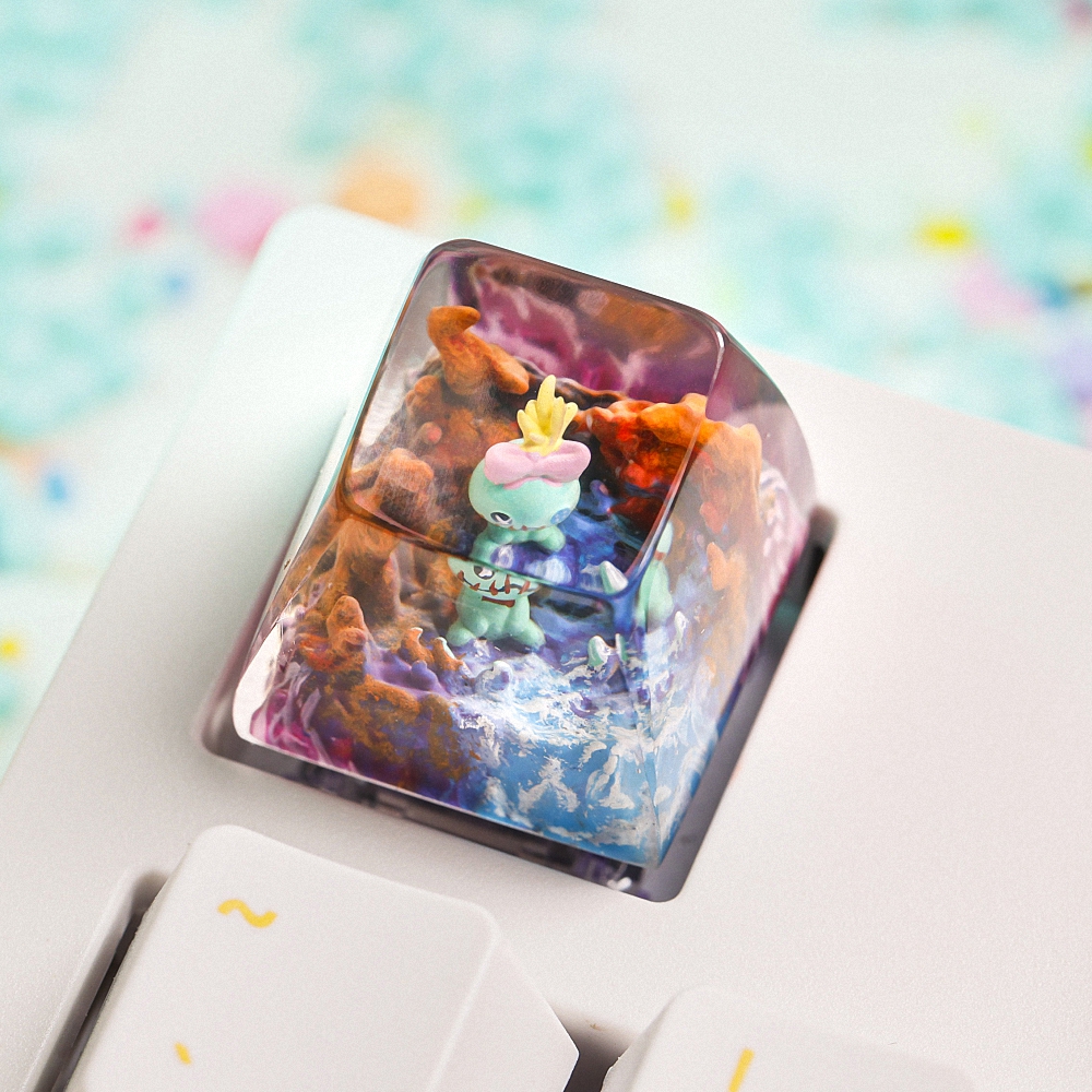 Scrump Artisan Keycap Breakwooden