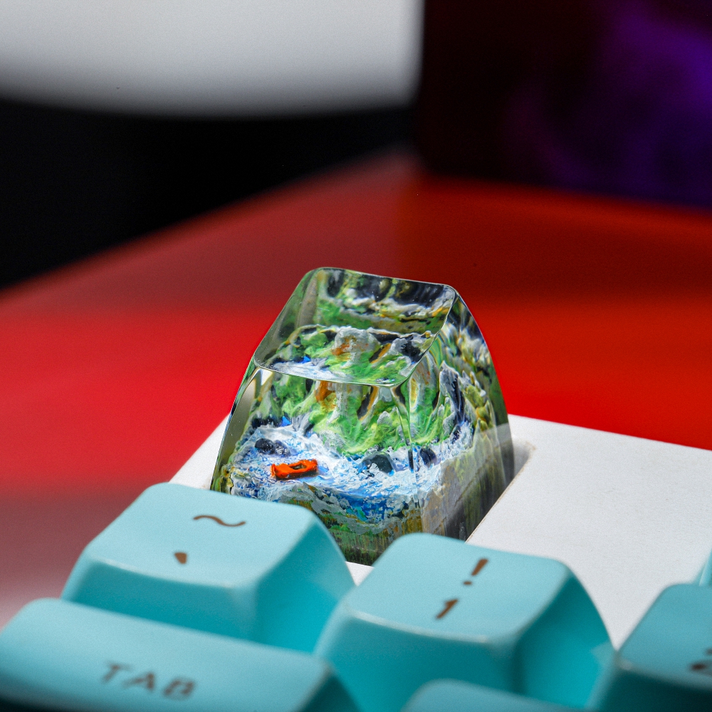 Ship Artisan Keycap Breakwooden