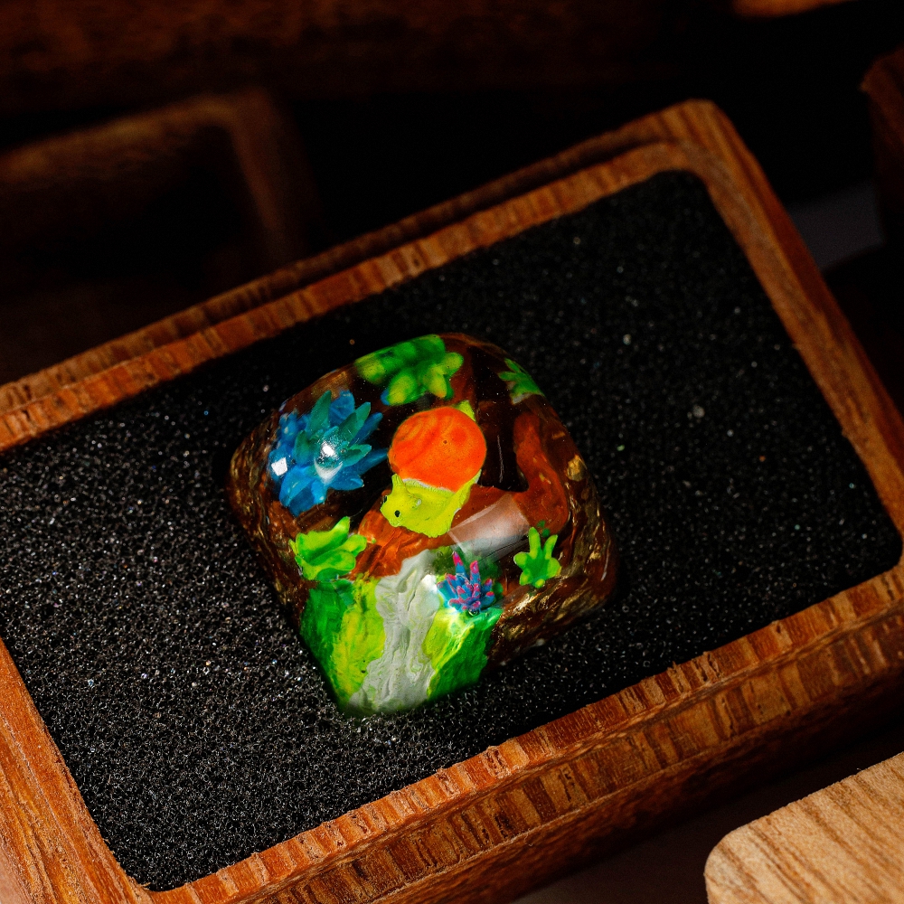 Snail Artisan Keycap Breakwooden