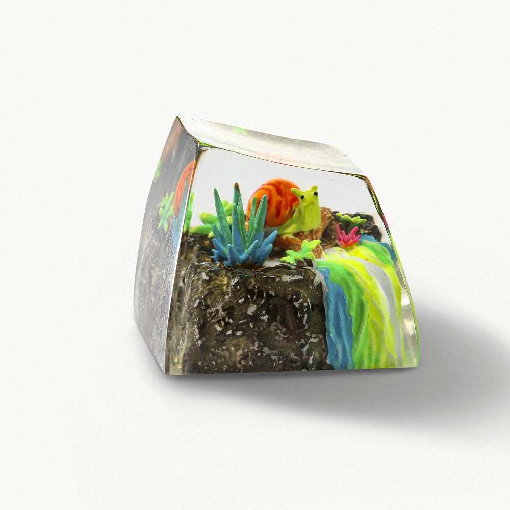 Snail Artisan Keycap Breakwooden 2