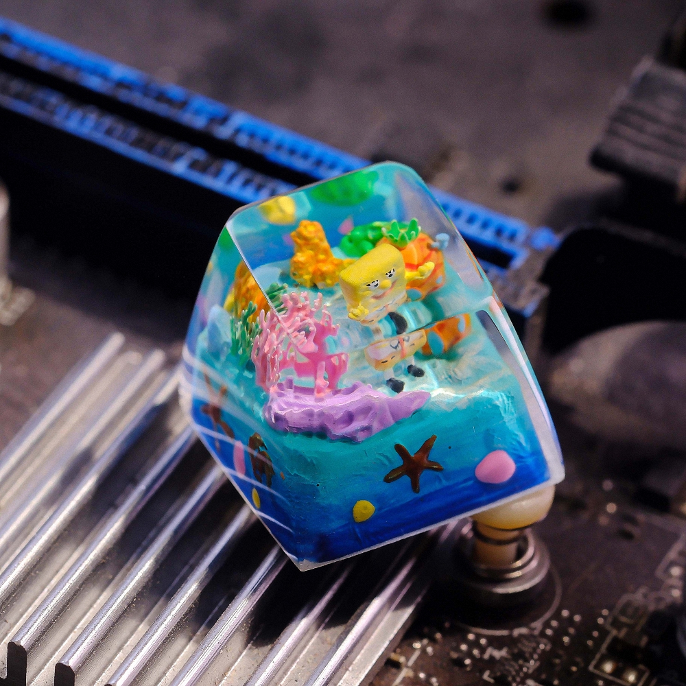 Spongebob Artisan Keycap Breakwooden