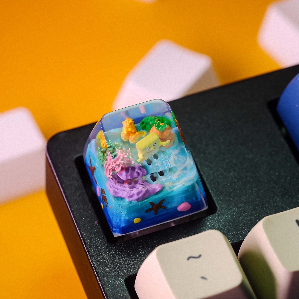 Spongebob Artisan Keycap Breakwooden