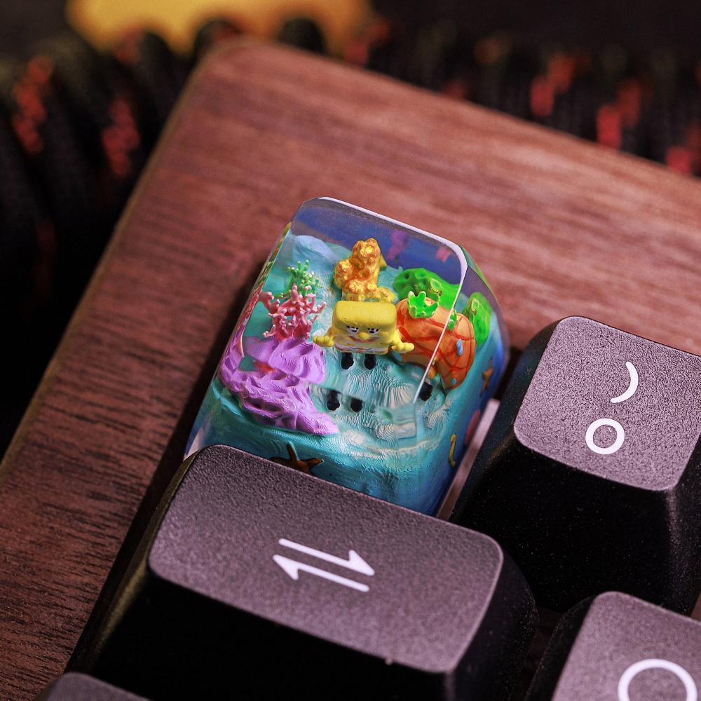 Spongebob Artisan Keycap Breakwooden 3