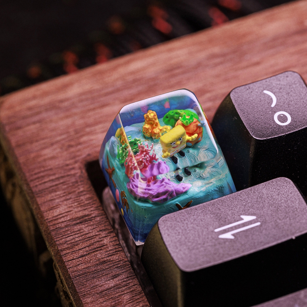 Spongebob Artisan Keycap Breakwooden 3