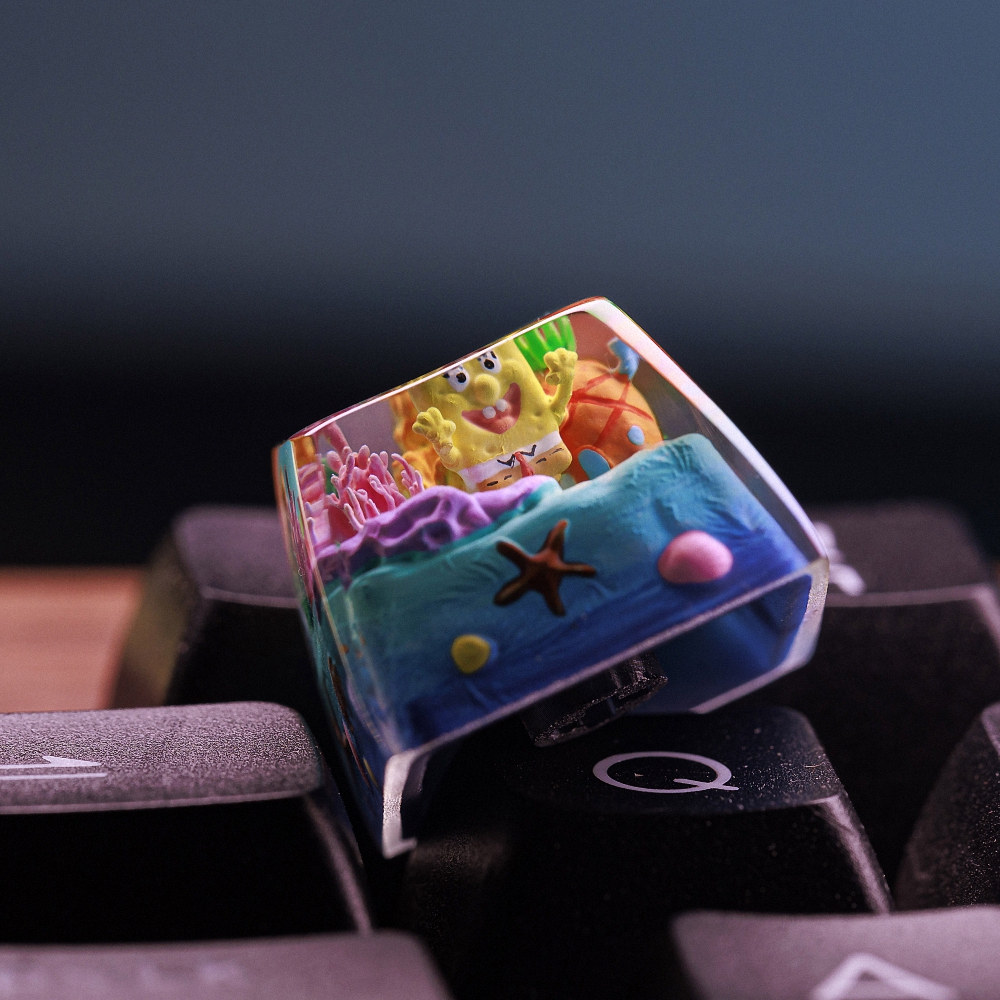 Spongebob Artisan Keycap Breakwooden 3