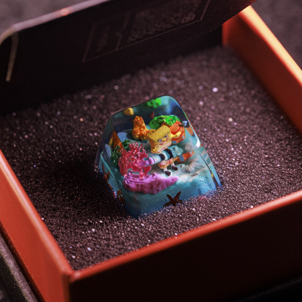 Spongebob Artisan Keycap Breakwooden 3