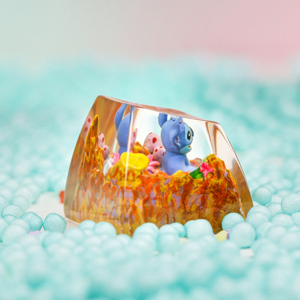 Stitch Artisan Keycap Breakwooden 12