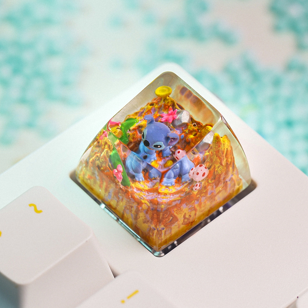 Stitch Artisan Keycap Breakwooden 13