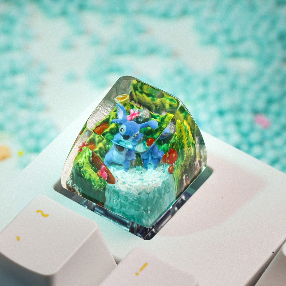 Stitch Artisan Keycap Breakwooden 2