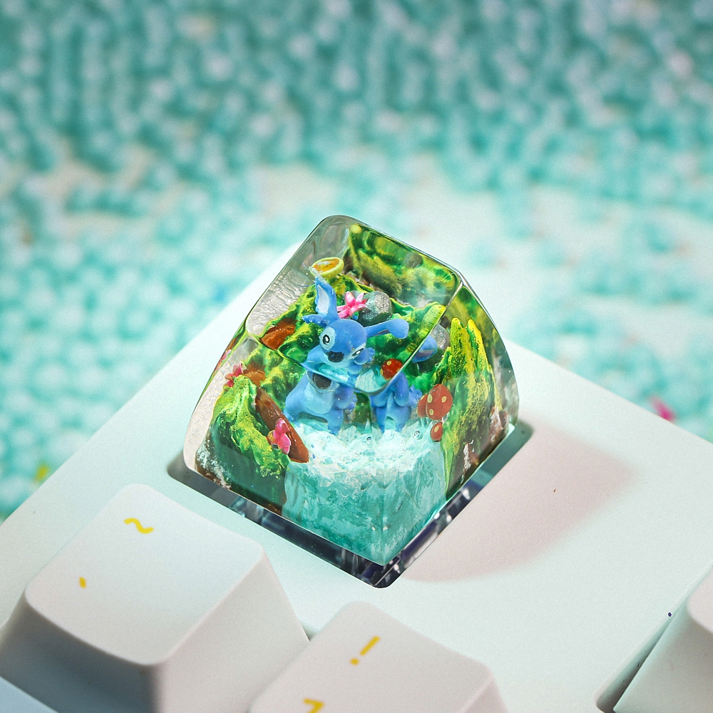 Stitch Artisan Keycap Breakwooden 2
