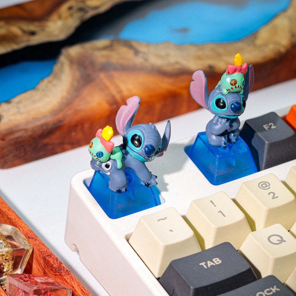 Stitch Artisan Keycap Breakwooden 4