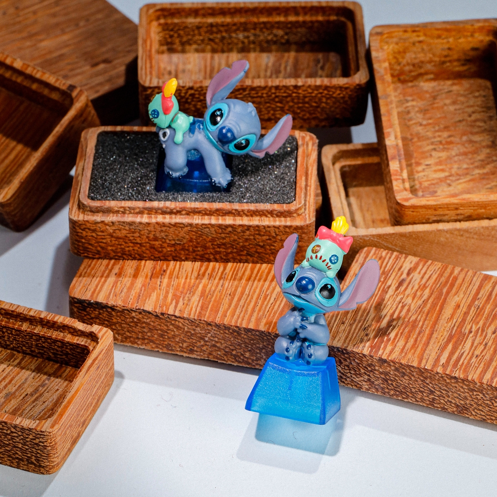 Stitch Artisan Keycap Breakwooden 5