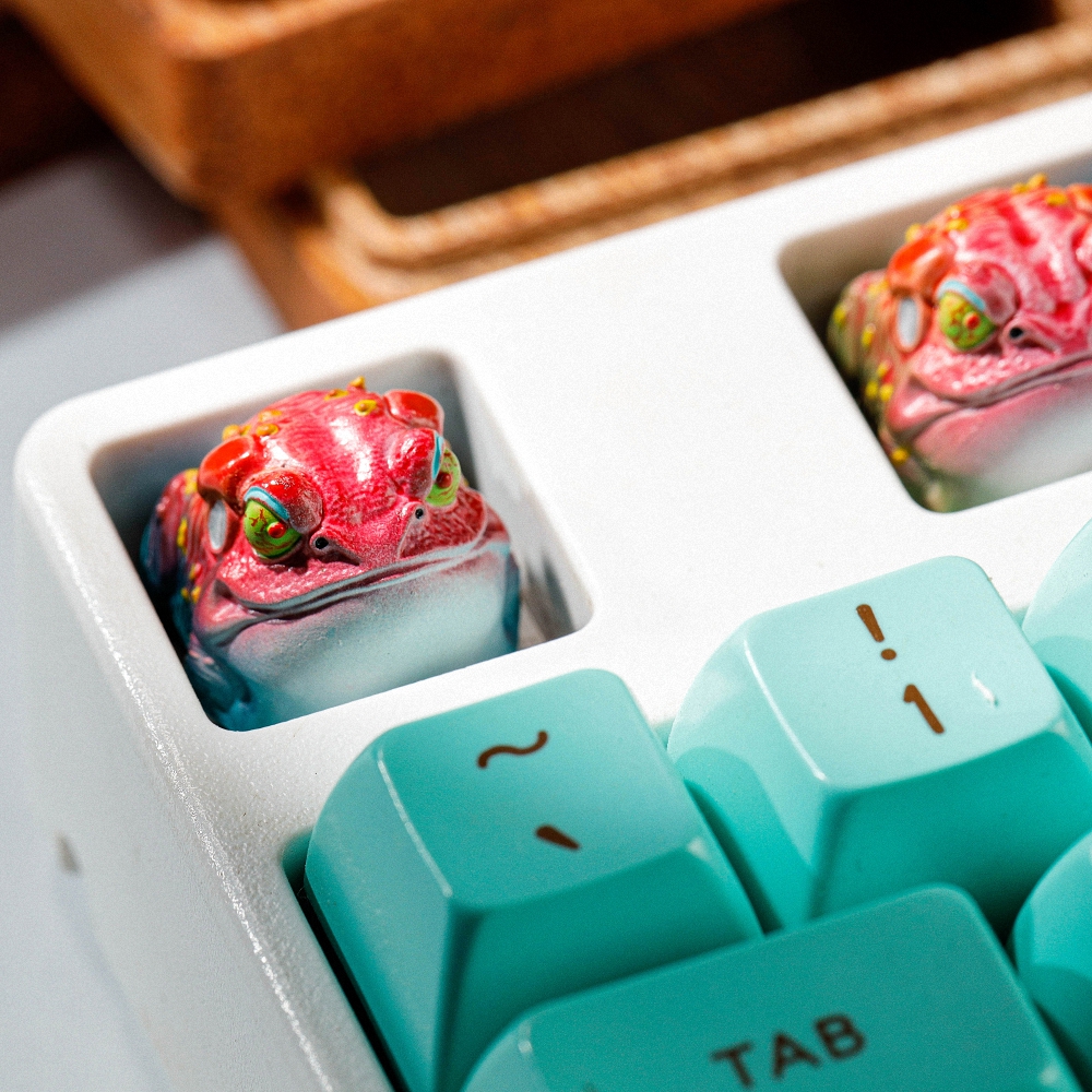 Toad Artisan Keycap Breakwooden