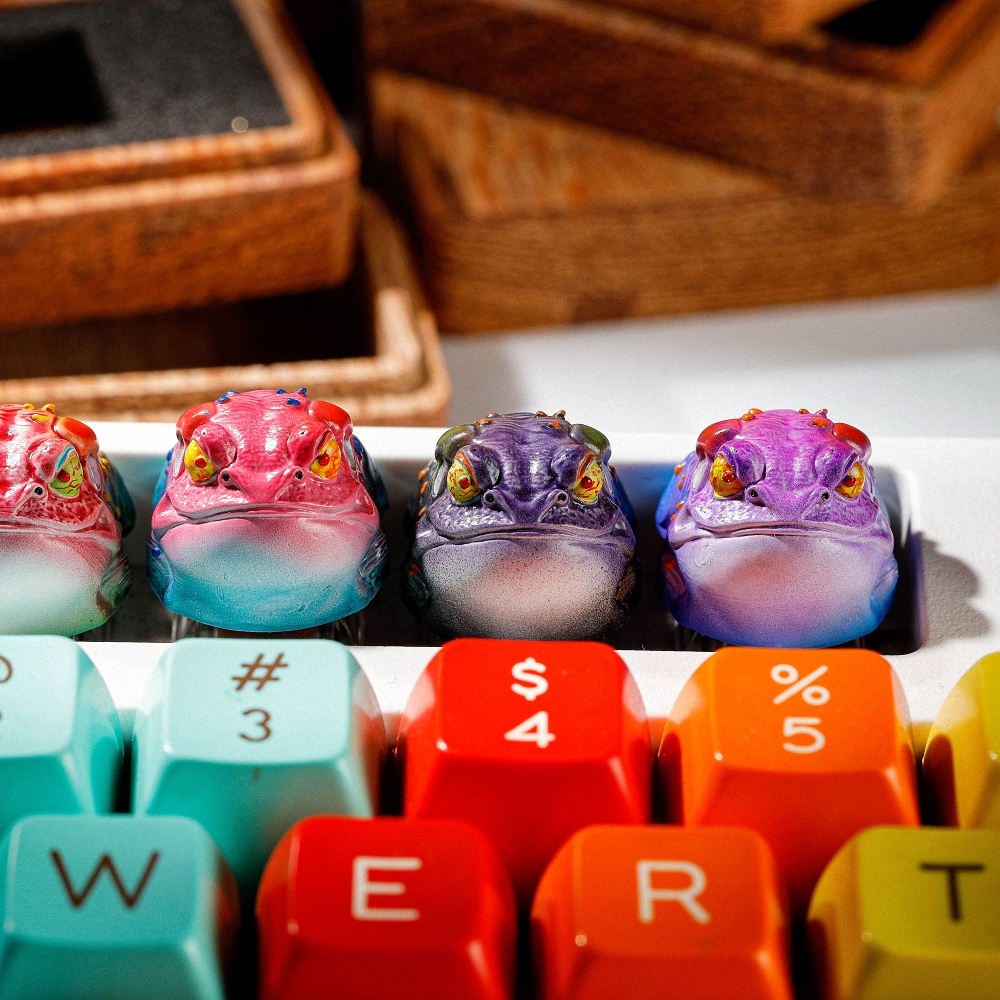 Toad Artisan Keycap Breakwooden