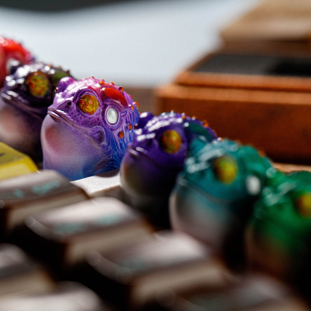 Toad Artisan Keycap Breakwooden