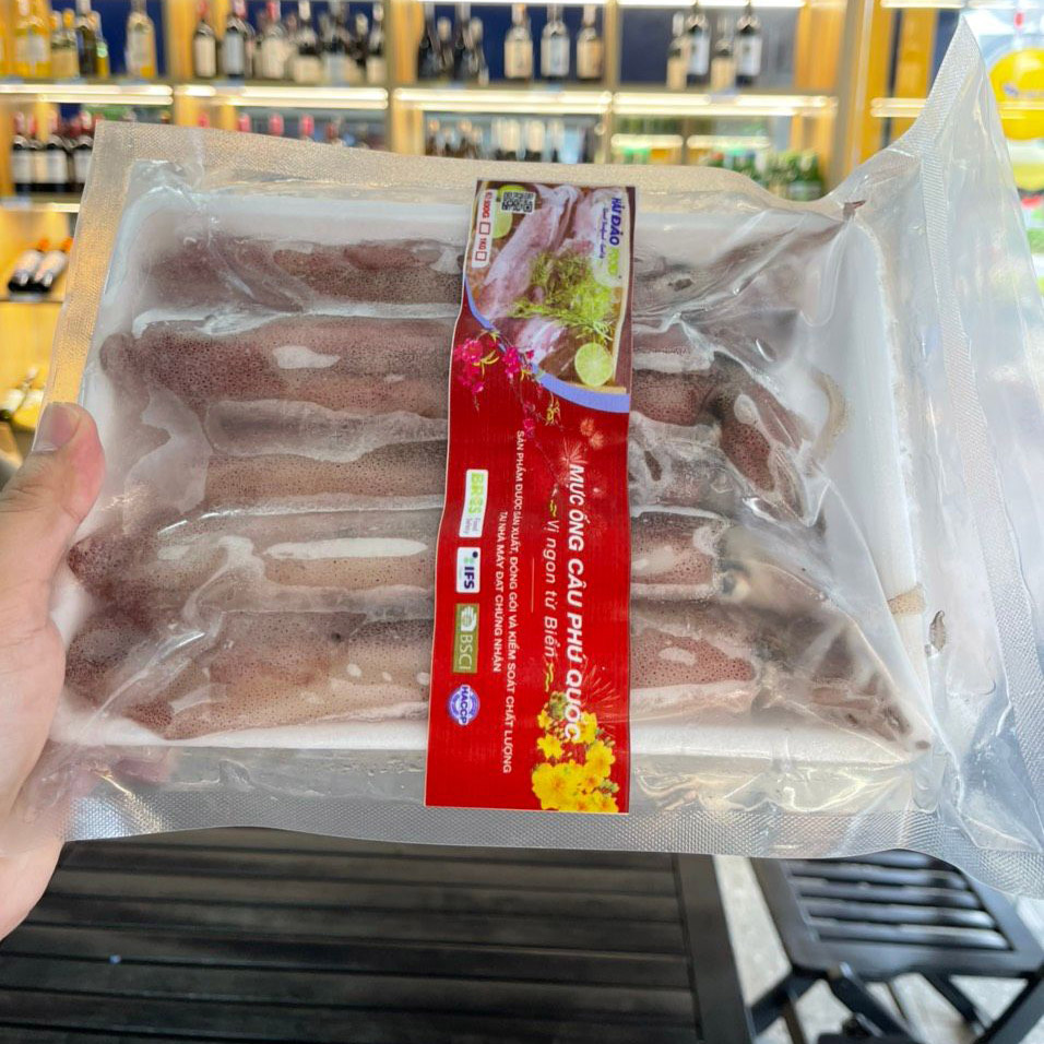 Mực Ống Câu Mi Nơ (~500g/khay)