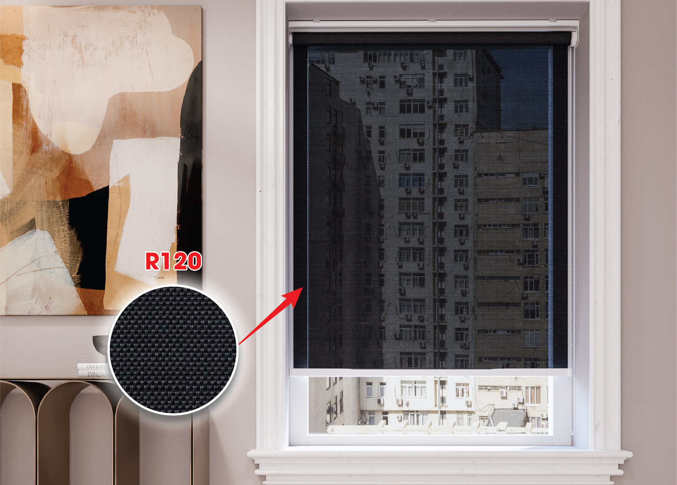 Màn cuốn lưới R120 R128 R821 111A