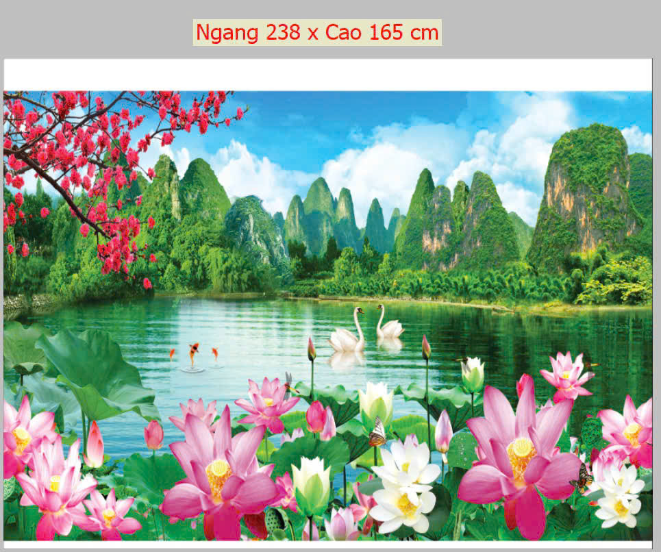 Màn cuốn in tranh