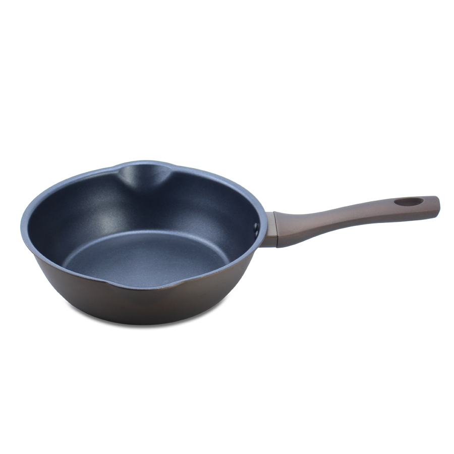 Chảo Chống Dính Sâu Lòng Có Miệng Rót, Đáy từ Kalpen Lipper, Size 20/24/26/28cm