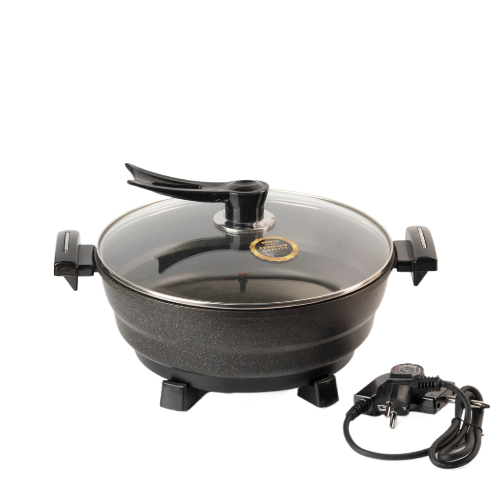 Nồi Lẩu Điện Đa Năng Nhôm Đúc Chống Dính, dung tích 5L Bennix BN-05EGP