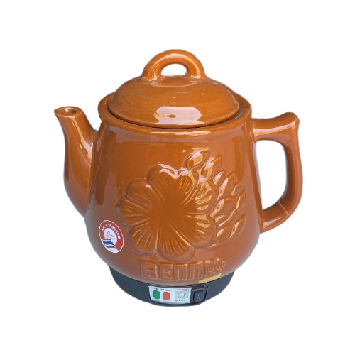Ấm Sắc Thuốc Điện Bennix BN-32ST Giữ Ấm tốt, Chất Liệu Gốm Bát Tràng Tráng Men 3,2L