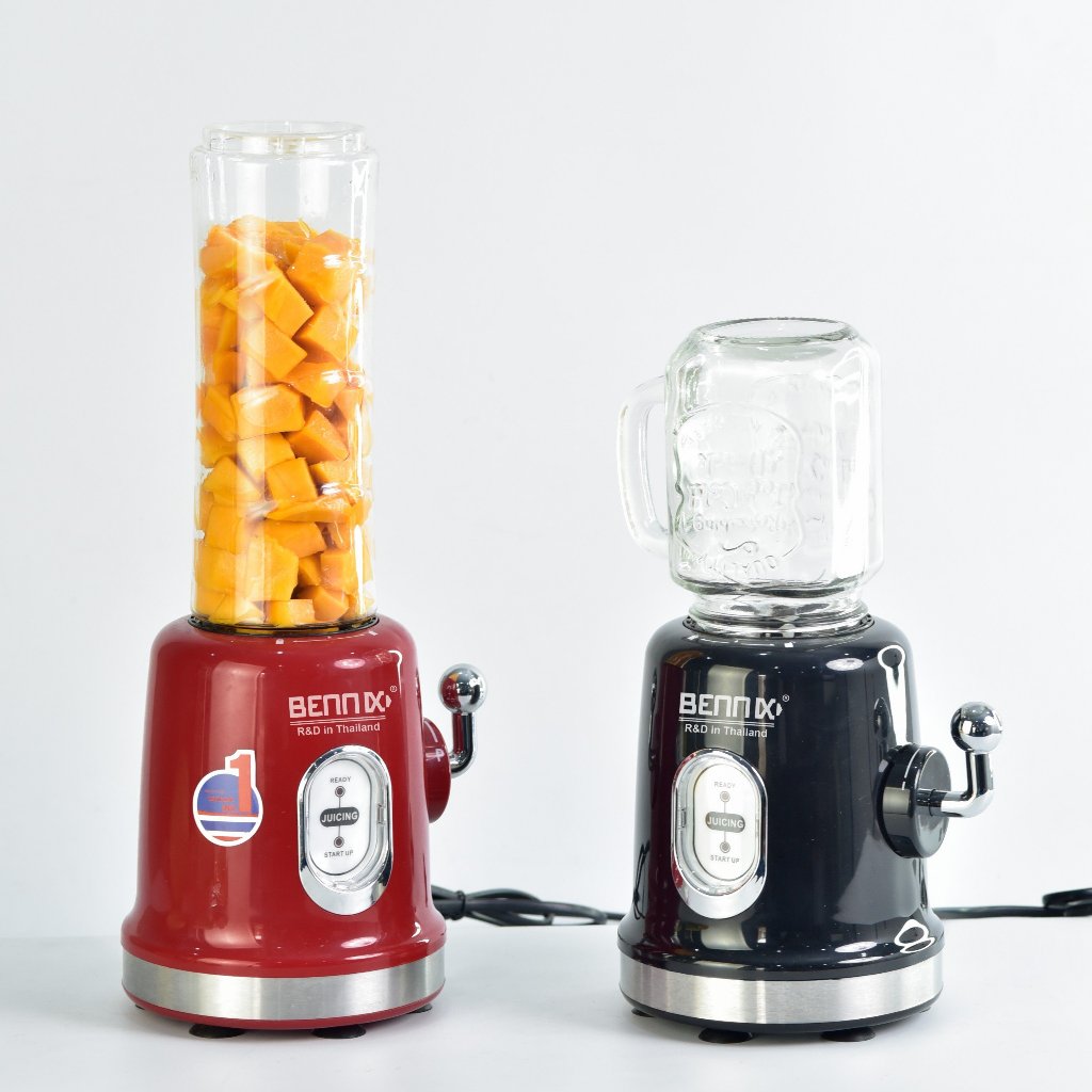 Máy Xay Sinh Tố Mini BENNIX BN-86BL, 350W, 2 Bình thời trang 500-600ml