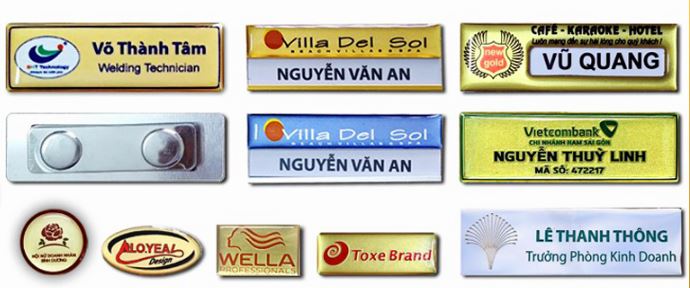 Bí quyết thiết kế bảng tên nhân viên chuyên nghiệp và ấn tượng