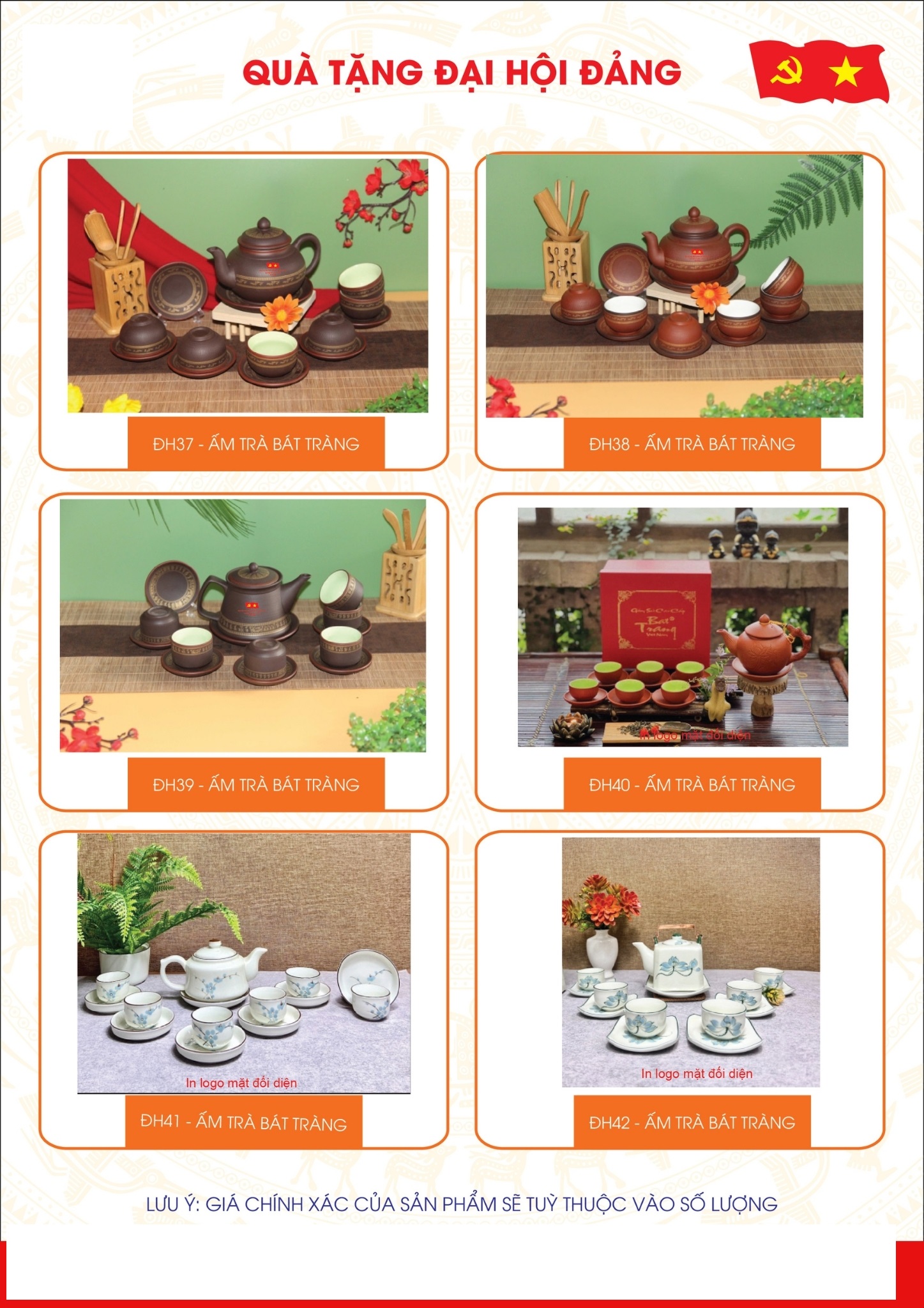 Đặt Ngay Quà Tặng Đại Hội – Miễn Phí Thiết Kế Logo, In Ấn Theo Yêu Cầu